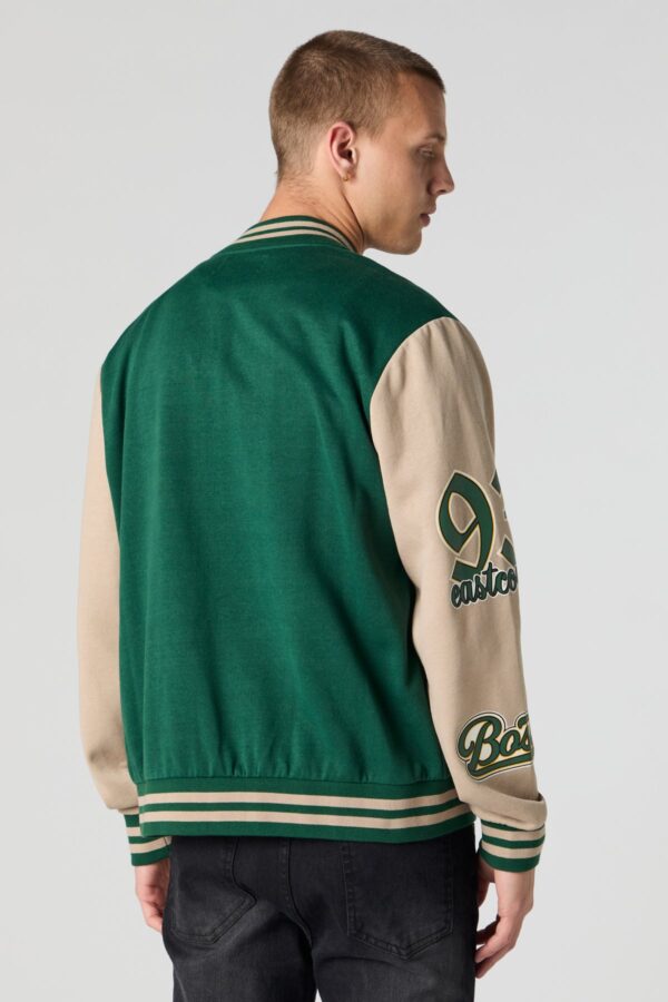 Blouson universitaire motif brodée