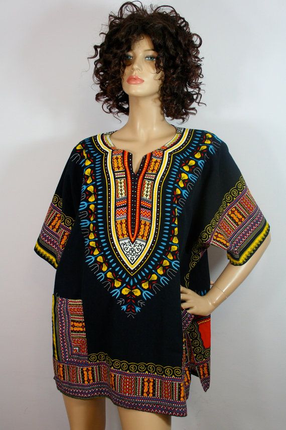 African Dashiki (Black)