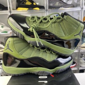 Jordan 11 Shoes Green Army