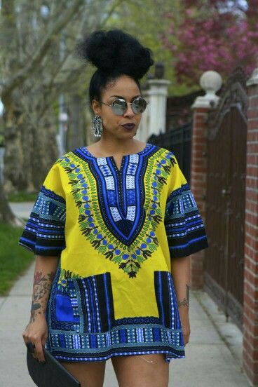 African Dashiki (Yellow / Jaune)