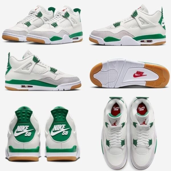 54fc3d75ba1d5c69fcc29ae4b5f356d5 Jordan 4 Retro (White / Green)