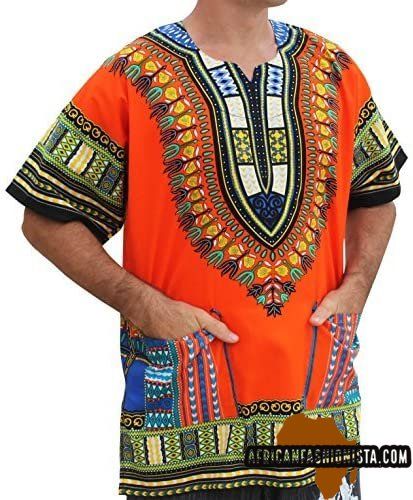 African Dashiki (Orange)