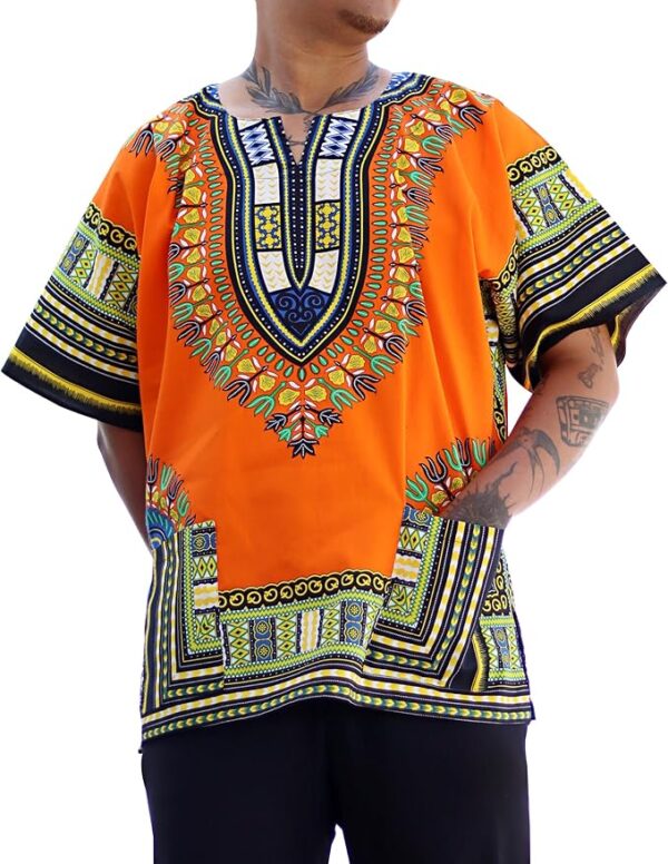 African Dashiki (Orange)