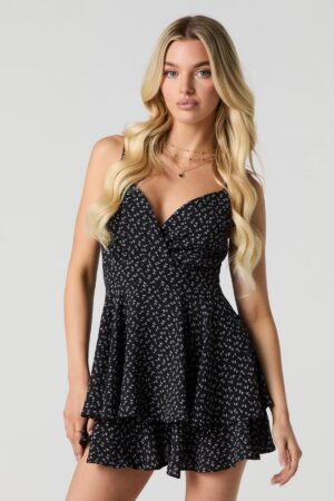 Robe Noire à Fleurs "Noir Fleuri"