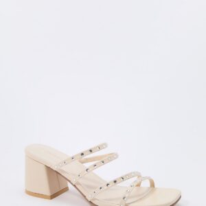 Escarpins Talon bout ouvert (White/Blanc)