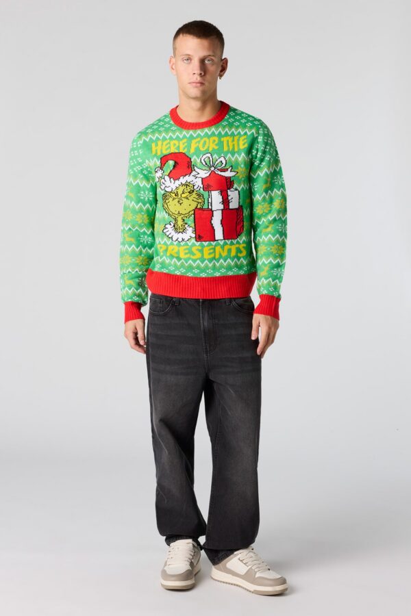 #0001 Chandail de noël (Green motif)