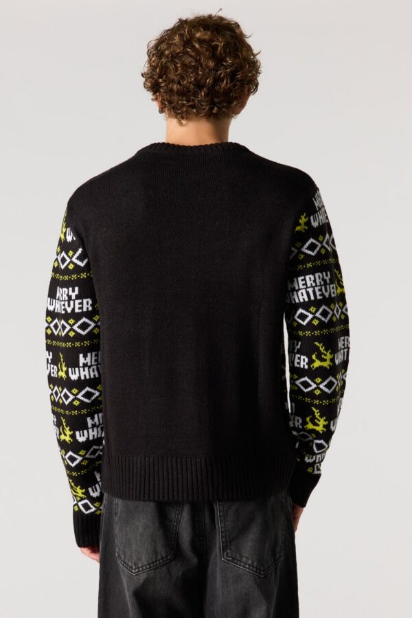 #0001 Chandail De Noël (Black Motif)