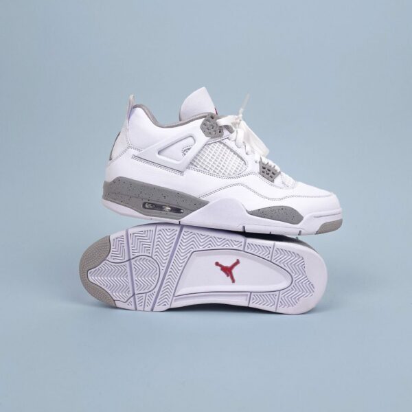 Jordan 4 Retro ( Blancs_Gris)