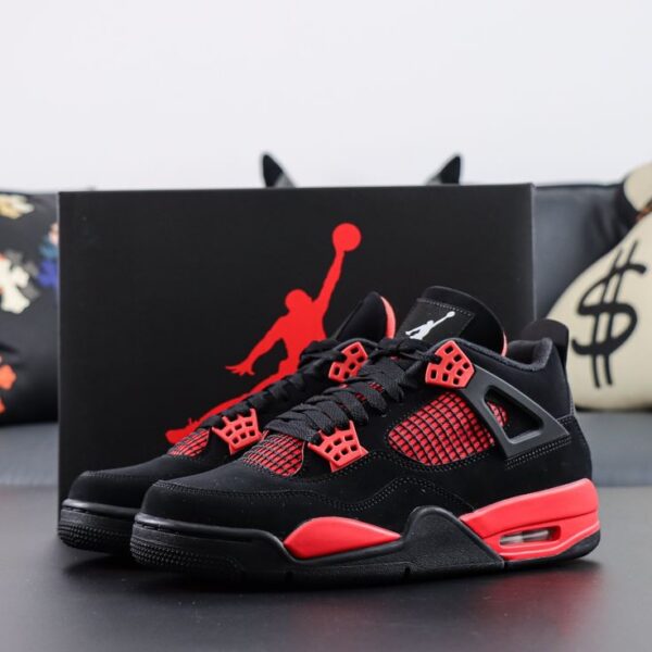 Jordan 4 Retro ( Red _ Black )