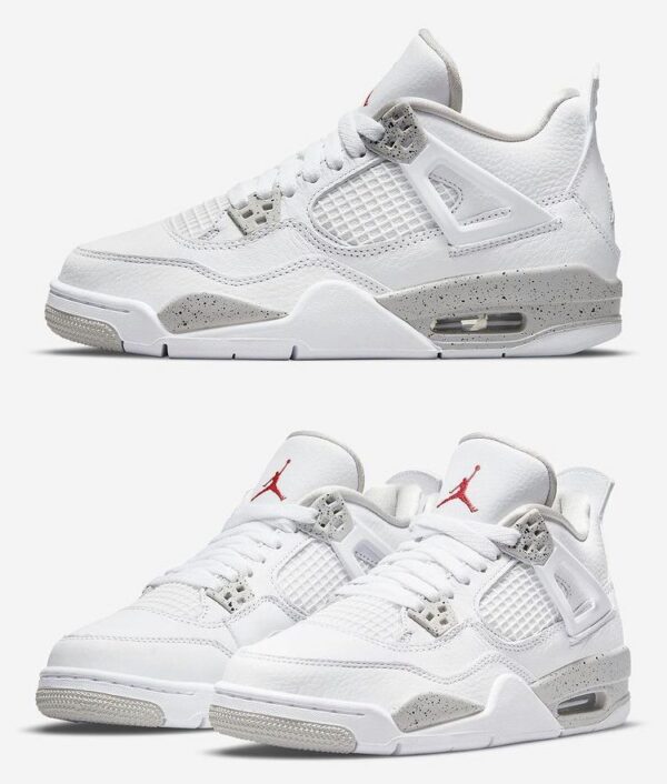 Jordan 4 Retro ( Blancs_Gris)