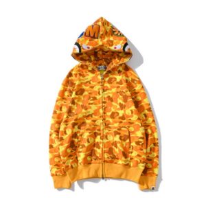 6 Pull Over En Coton BaPE (Orange)
