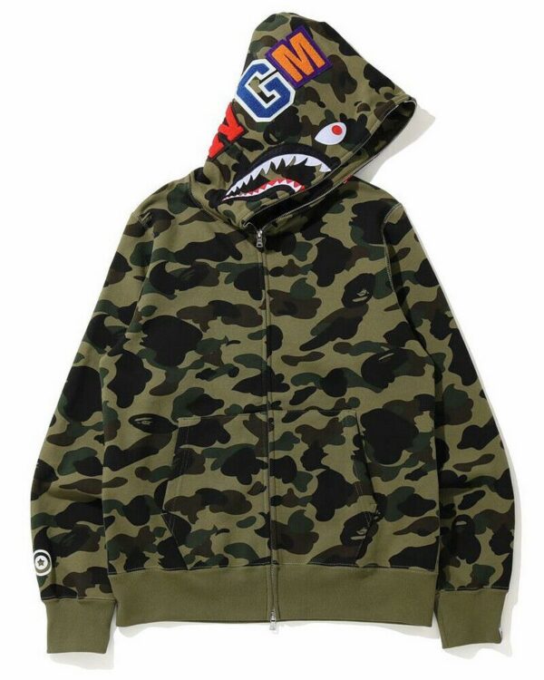 Pull over BaPe Avec Capuche (Green_Army)